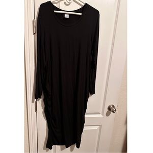 Time and Tru maternity black dress